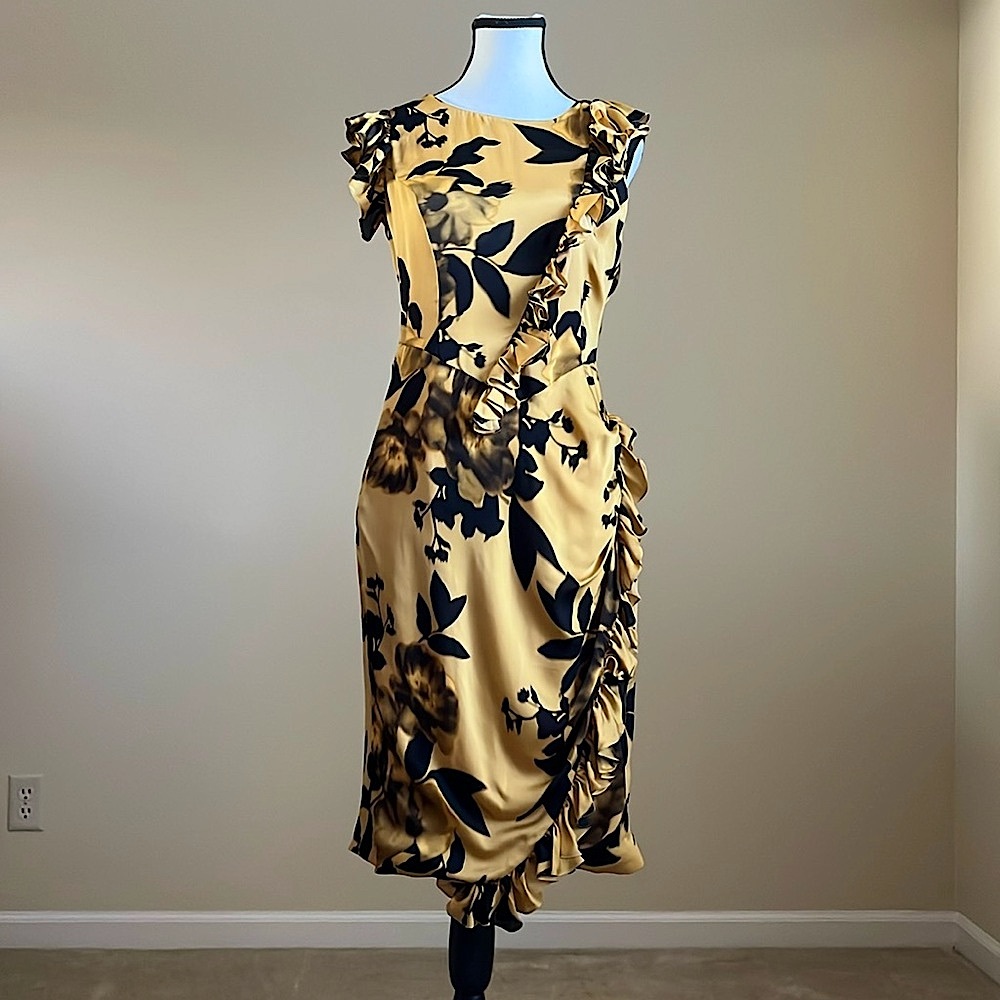 NWT - MSRP $575 - Bensoni Silk Dress - - Size 8